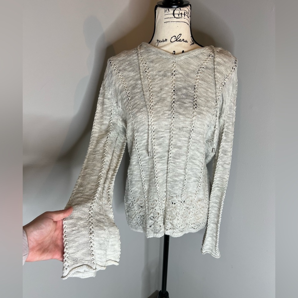 Heart N Crush | Hooded Long Sleeve Knit Top